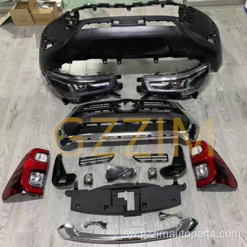 Hilux Revo Kuboresha hadi 2021 Facelift BodyKit